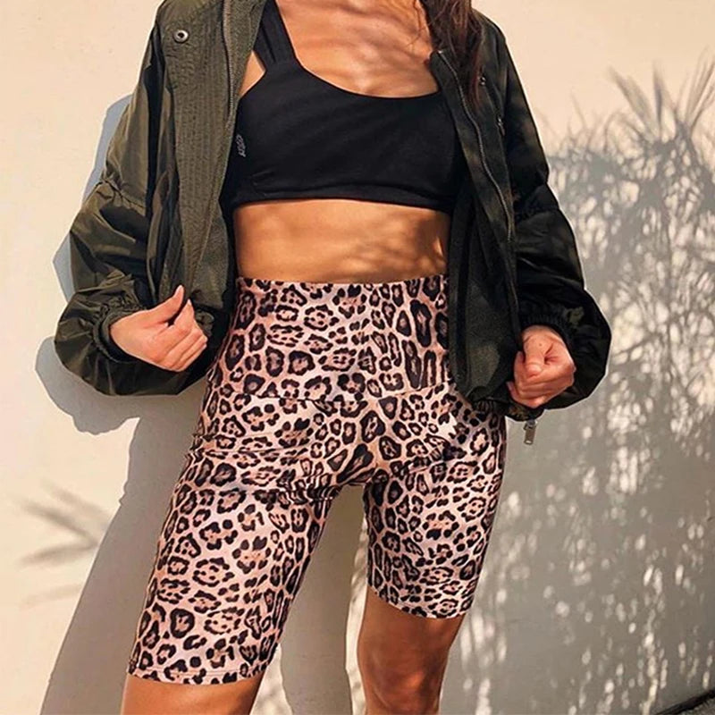 Women's Leopard Print Strethcy Fitness Leggings