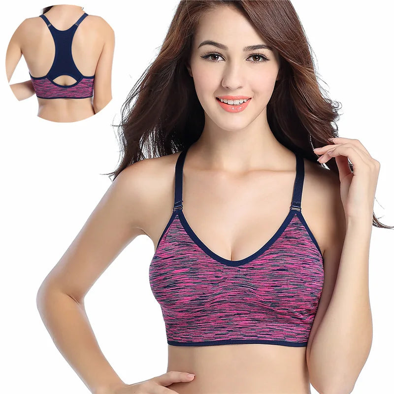 Women Sports Yoga Bra breathable quick dry