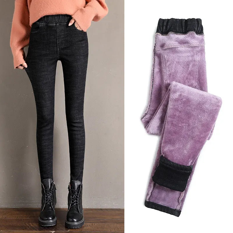 2025 Winter Double Fleece Thermal Jeggings Pants