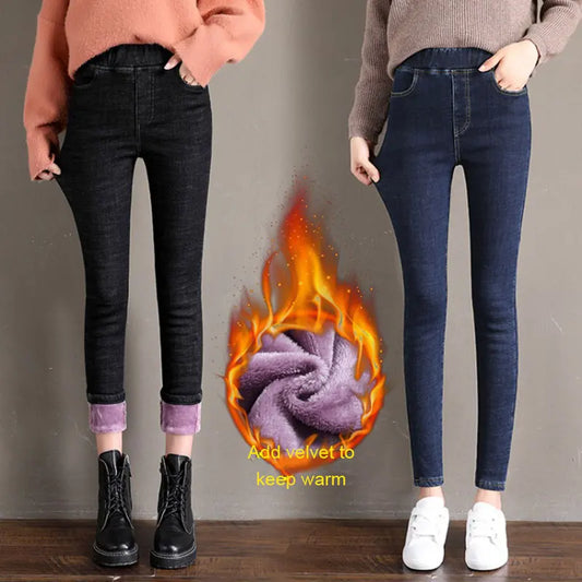 2025 Winter Double Fleece Thermal Jeggings Pants