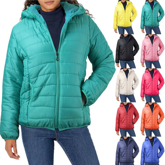 Lightweight Padded Winter Jackets Women's