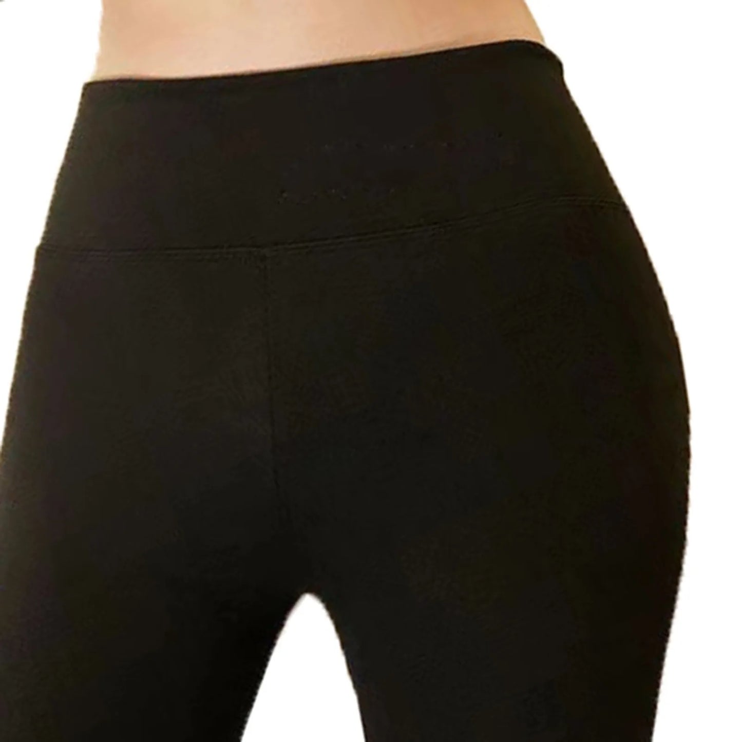 Warm Velvet High Waist Stretchy Fleece Lined Thermal Pants