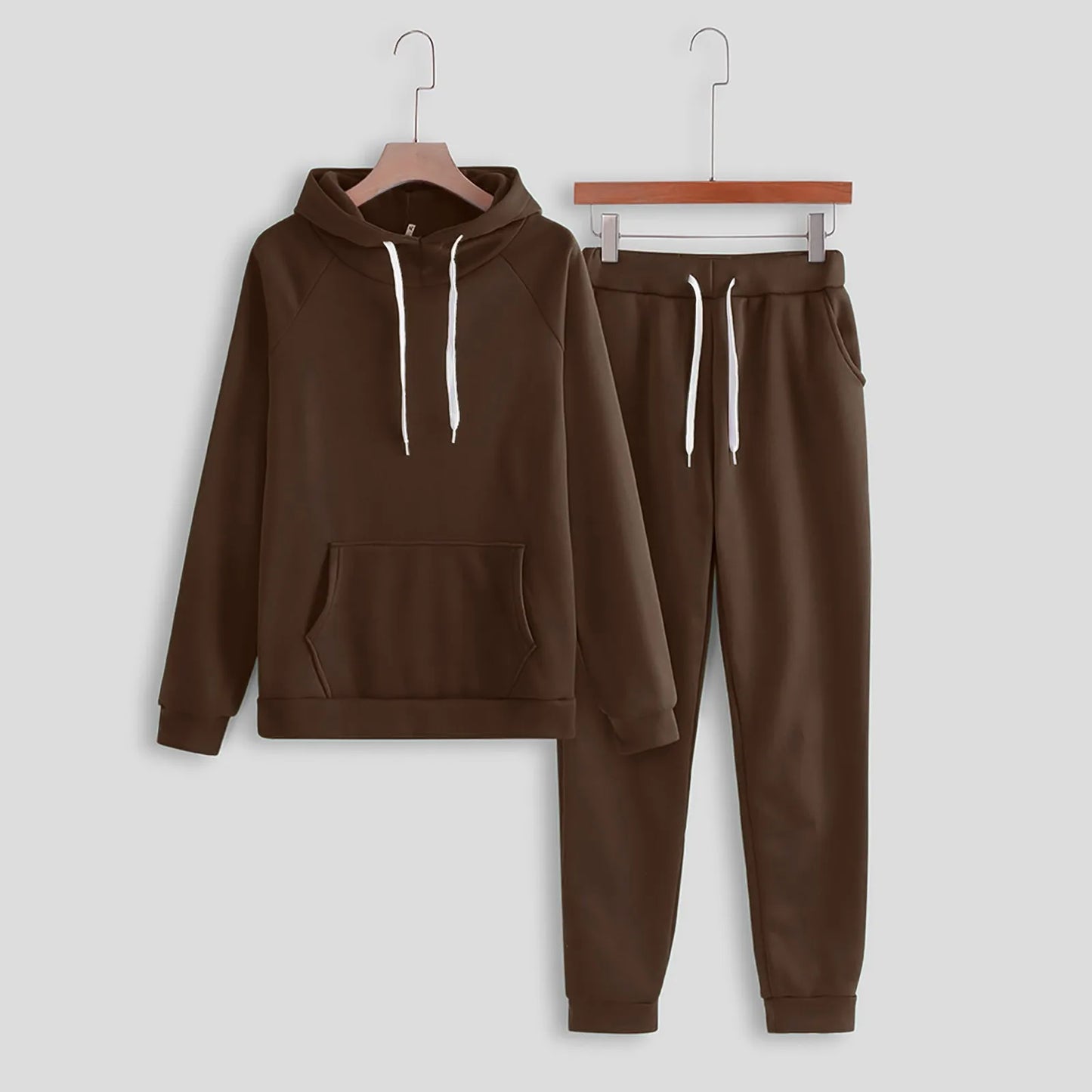 2 Piece Set Fall Long Sleeve Hoodies Pullover+Sweatpants