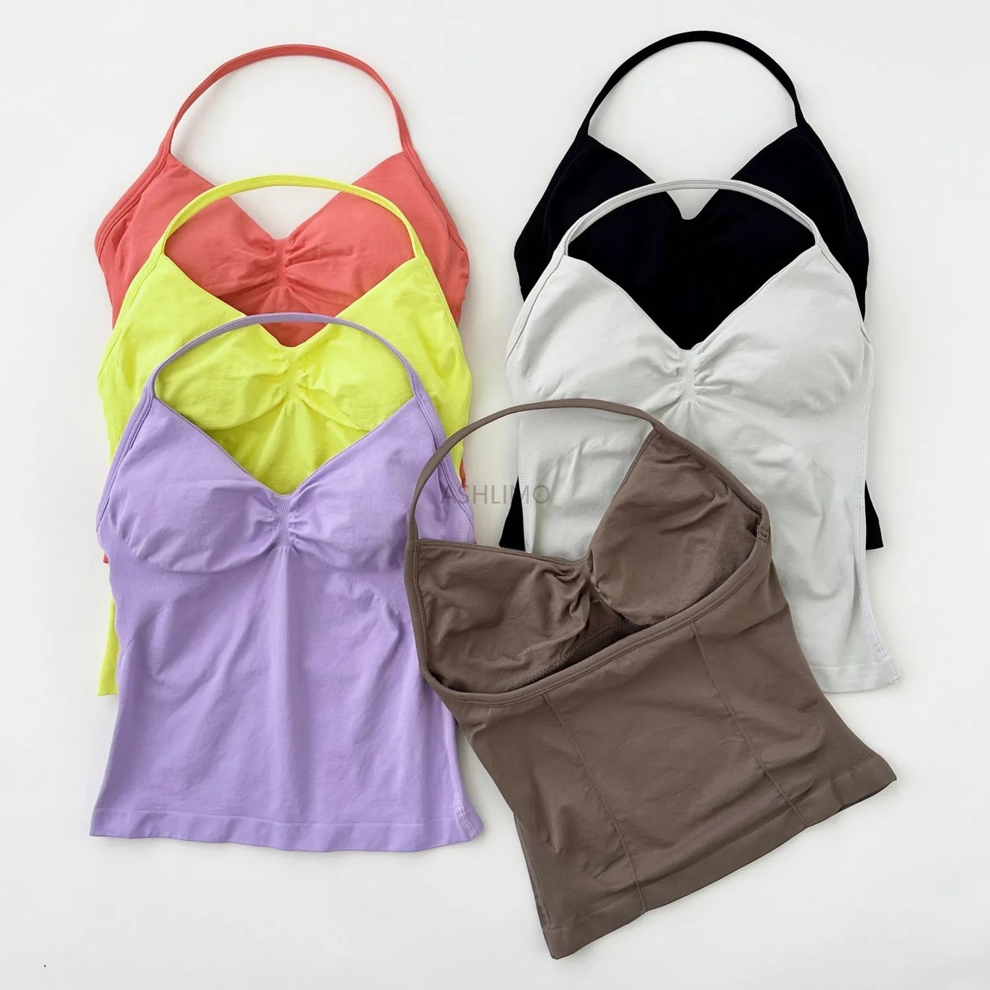 Strappy Gym Top Backless Gym Clothes