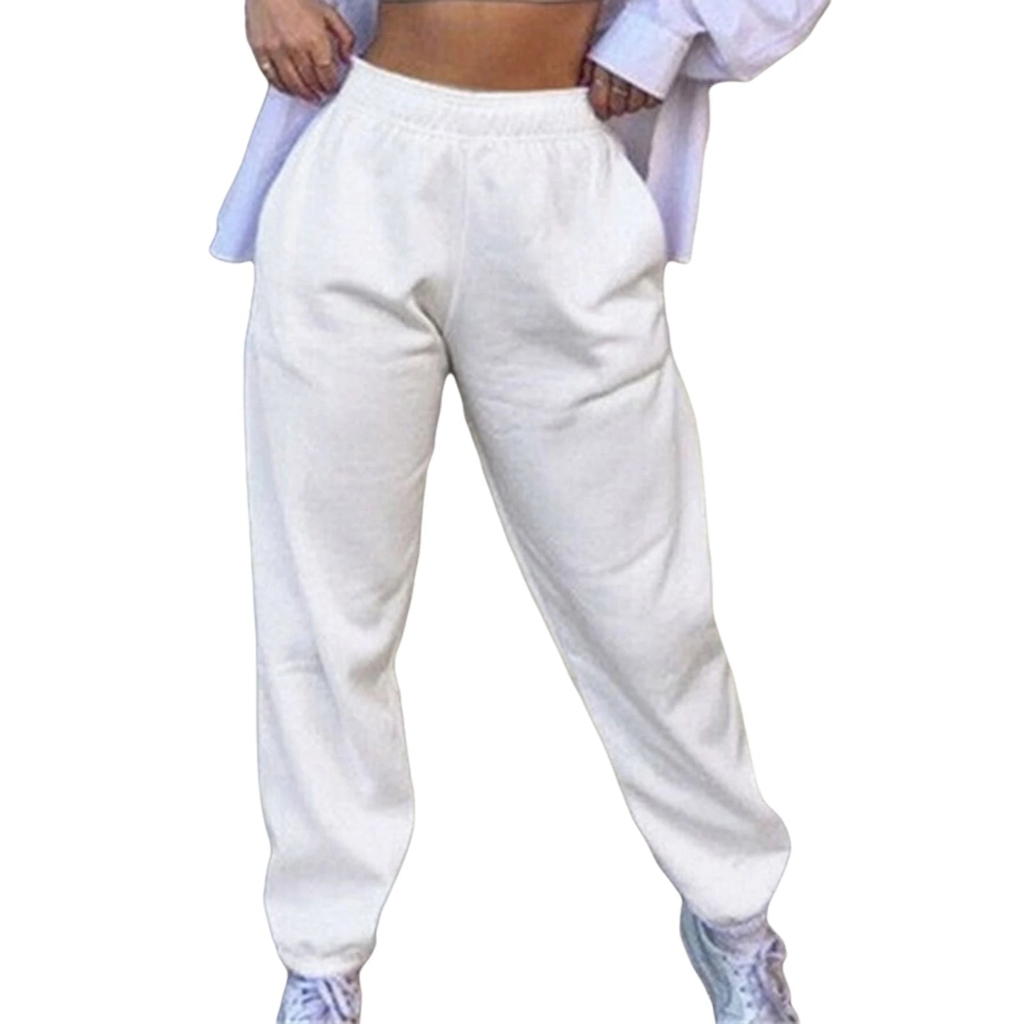 High Waist Thickened Baggy Sweatpants Comfy