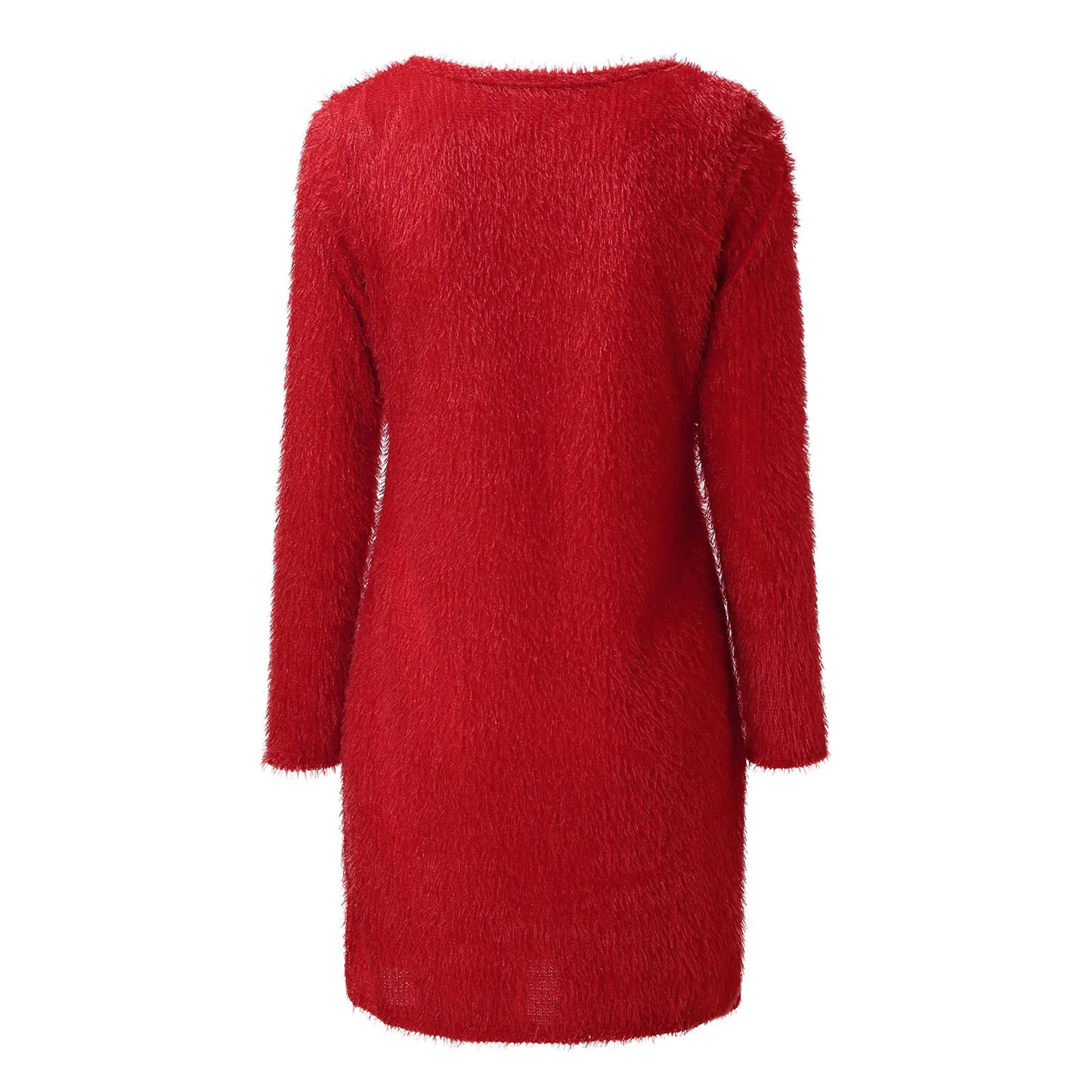 Elegant Party Dresses Woman Knit Turtleneck Long Sleeve