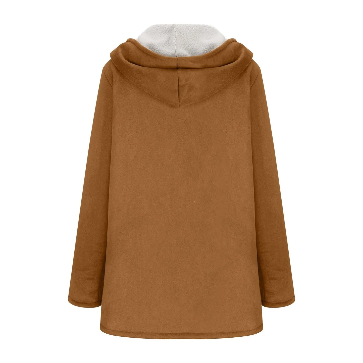 Winter Warm Suede Hooded Outwears Coat