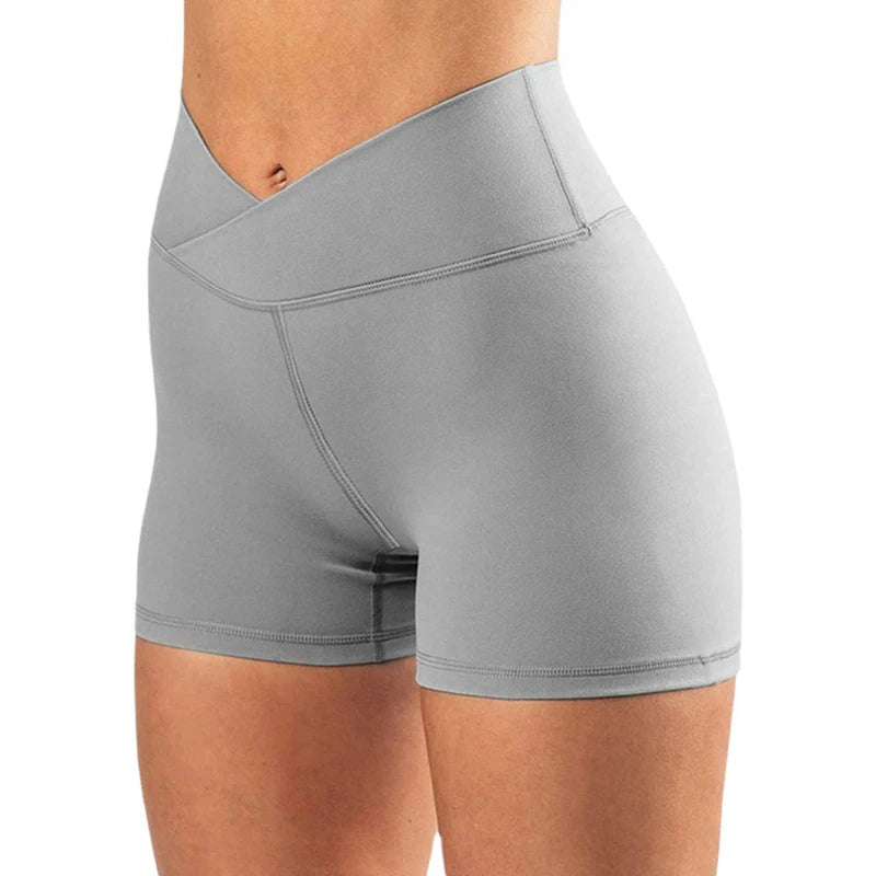 V Cross Waist Yoga Shorts