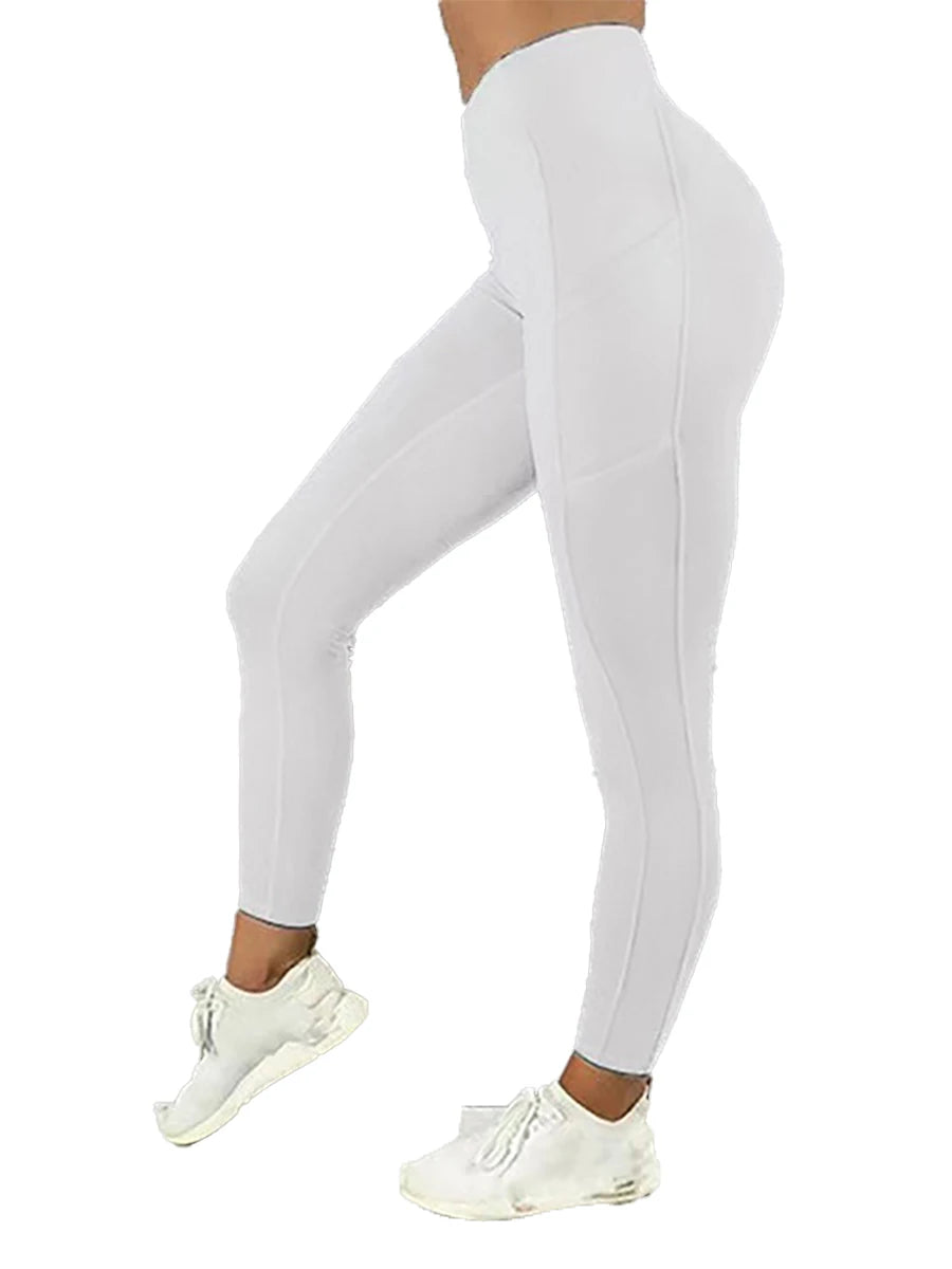 Women s High Waist Yoga Leggings with Pockets