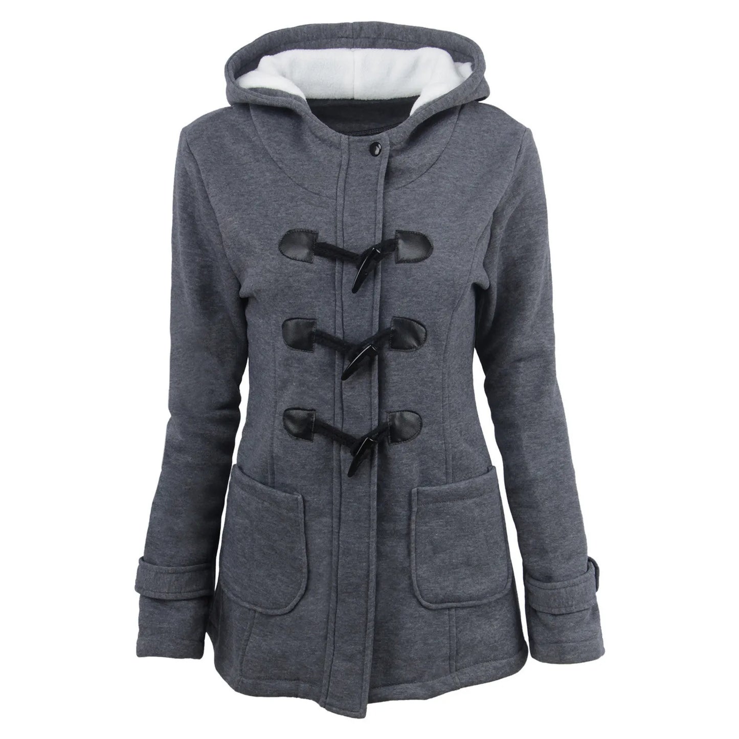 Padded Women Hooded Overcoat