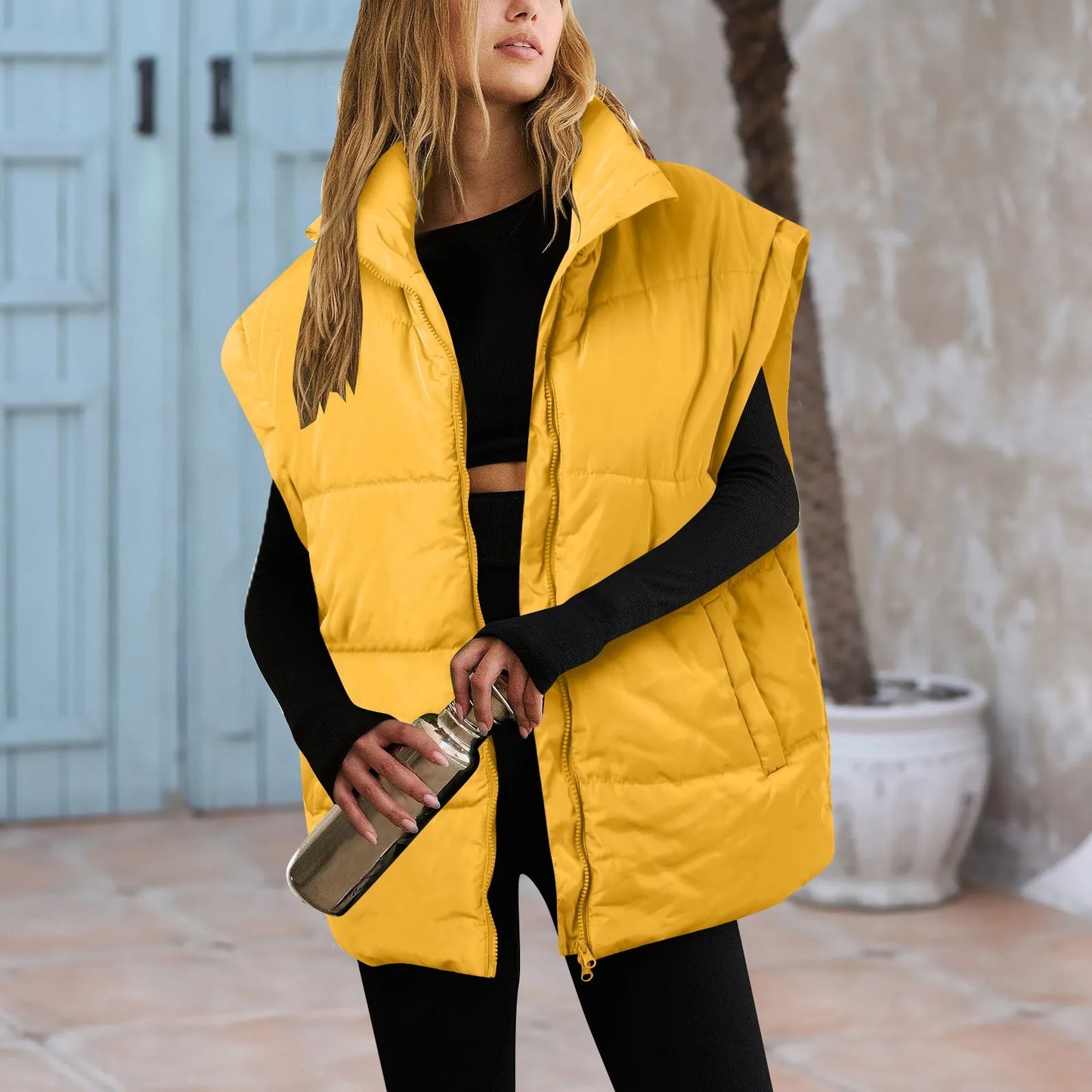 Padded Vests Winter Coat Ladies Jackets Oversize