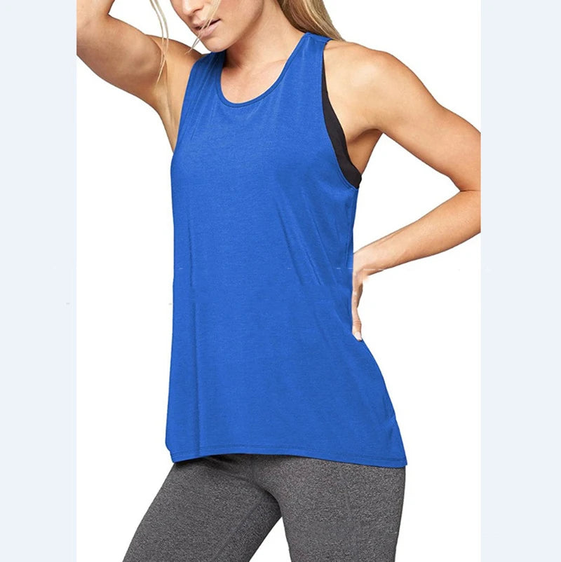 1PC Women's Yoga Shirts Sleeveless,Athletic Fitness Racerback