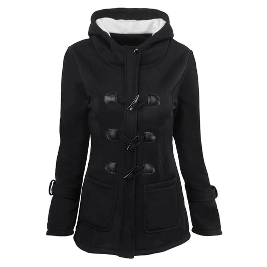 Padded Women Hooded Overcoat