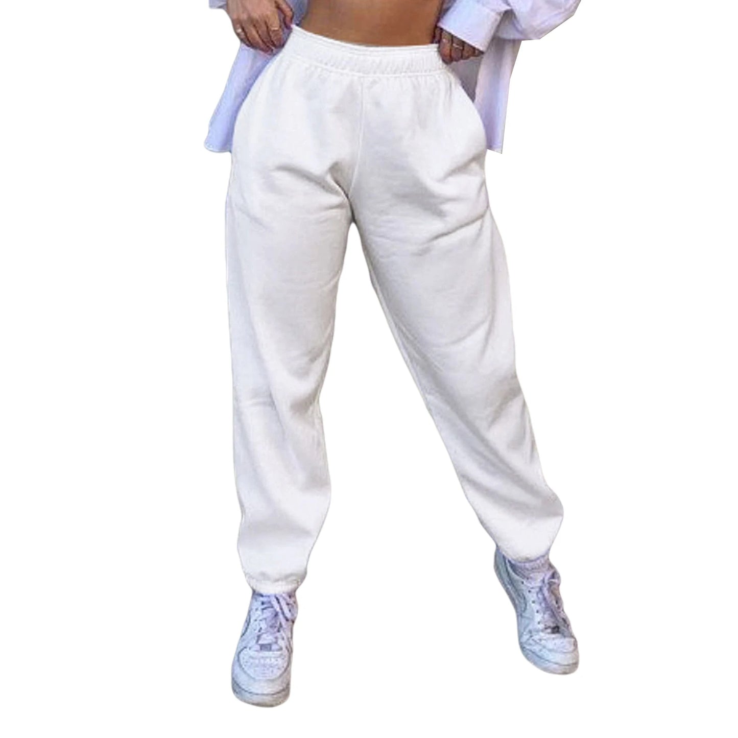 High Waist Thickened Baggy Sweatpants Comfy