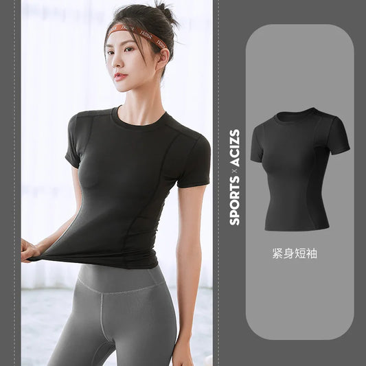 Women Short Sleeve Running Shirts