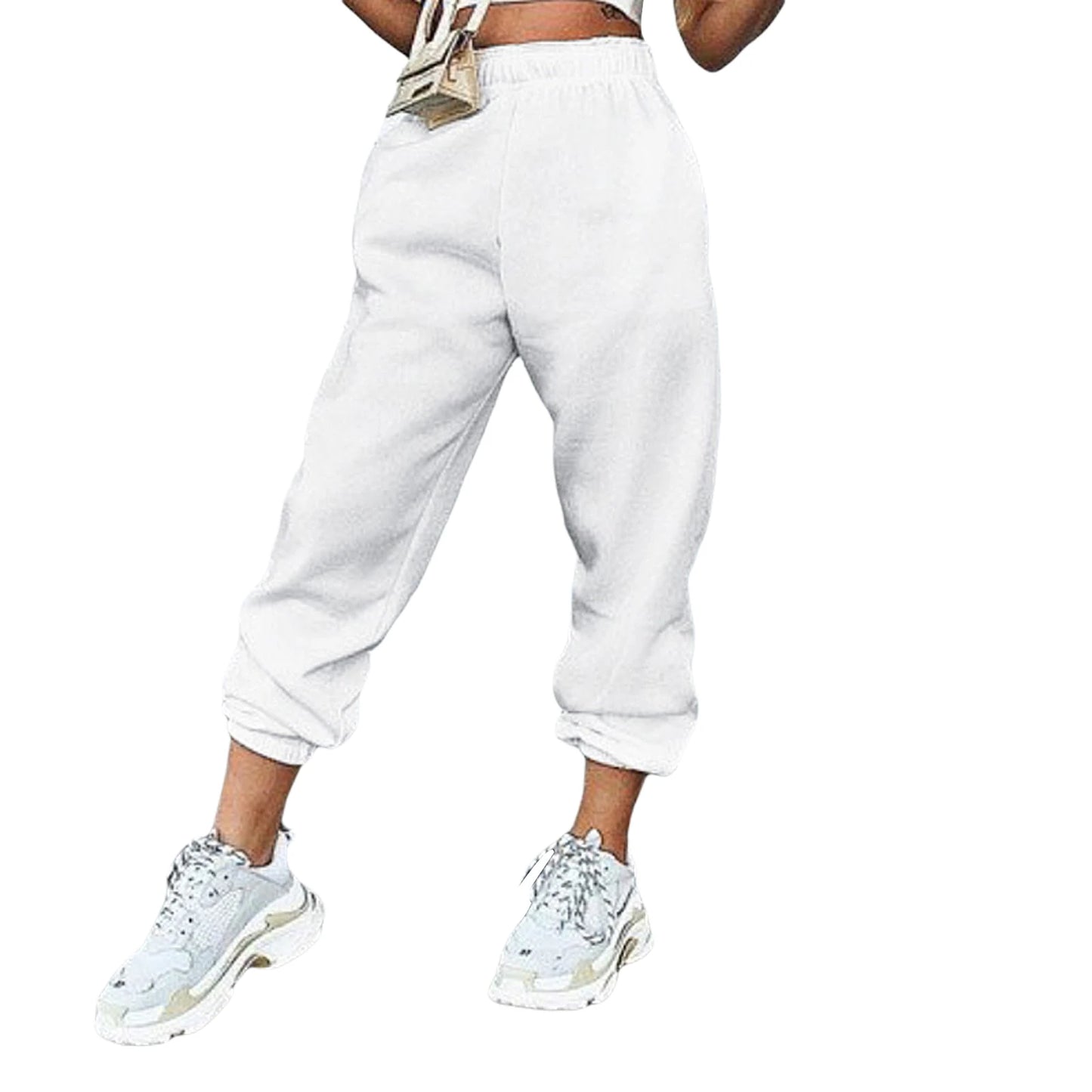 High Waist Thickened Baggy Sweatpants Comfy