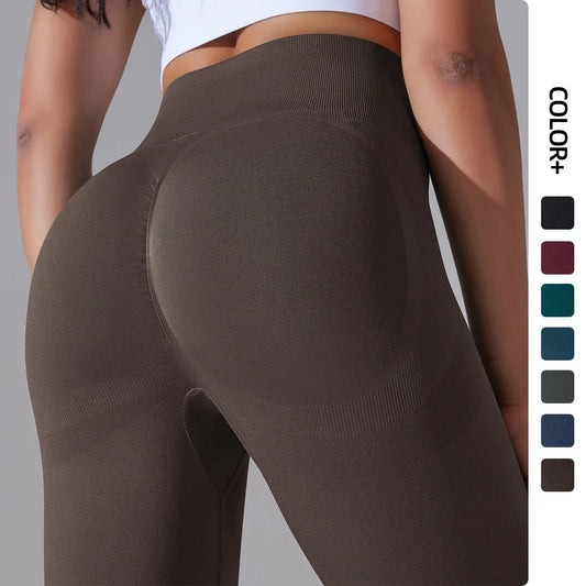 Yoga Sporty Leggings For Women 2024 Fitness Women's Sports Tights Pants Sportswear Woman Gym Push Up Female Yoga Wear Clothes