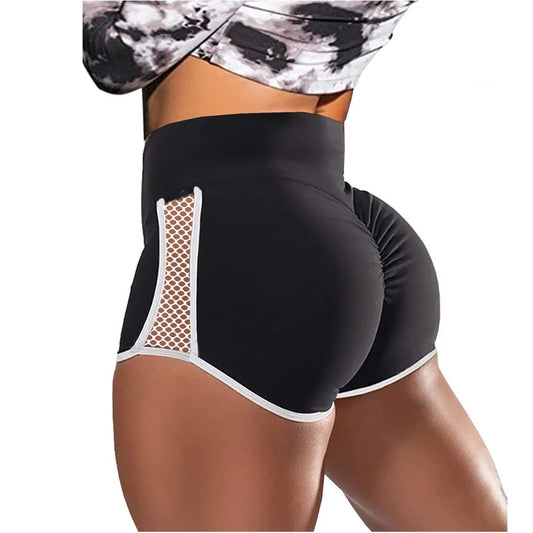 High Waist Sport Shorts Quick-Drying Side Hollow Out Slim Fit Short Multipurpose Women Stretchy Short Run Exercise Yoga Shorts