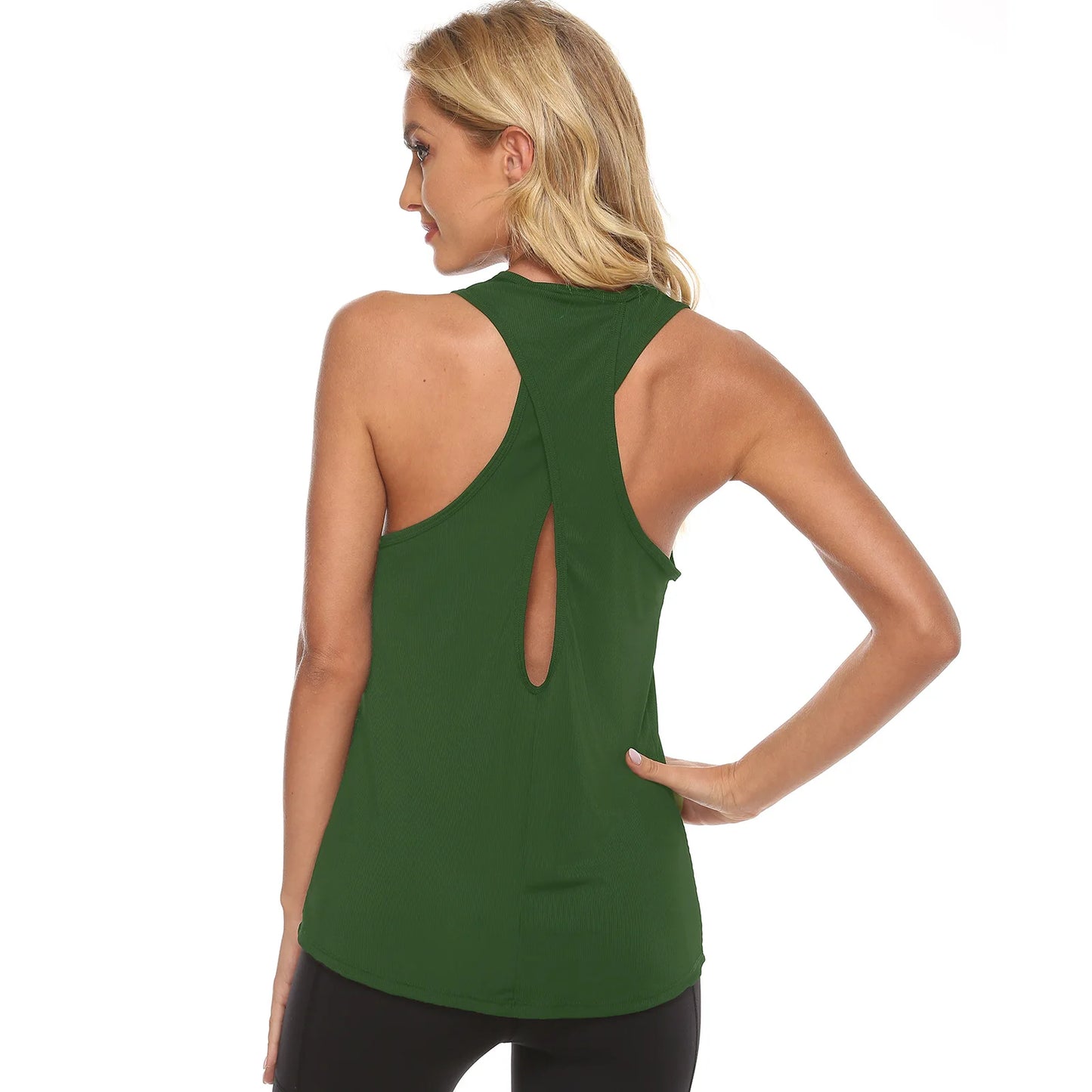 Women Breathable Cross Strap Sports Vest