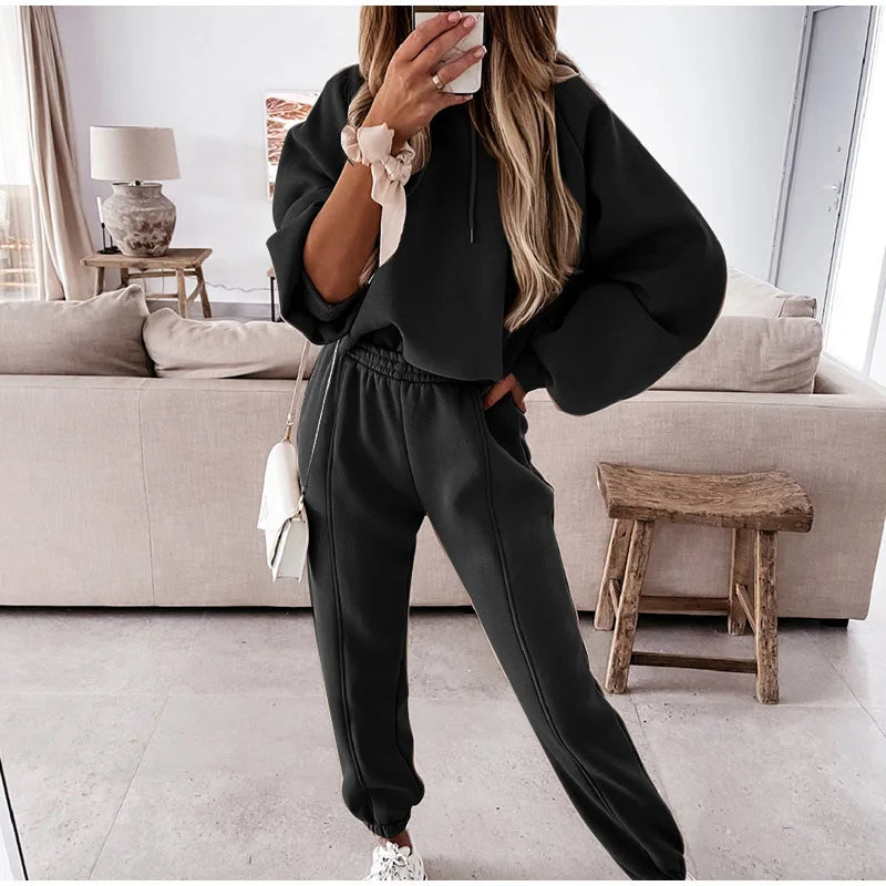 2025 Women Hoodies Sports Tops Pants Tracksuit