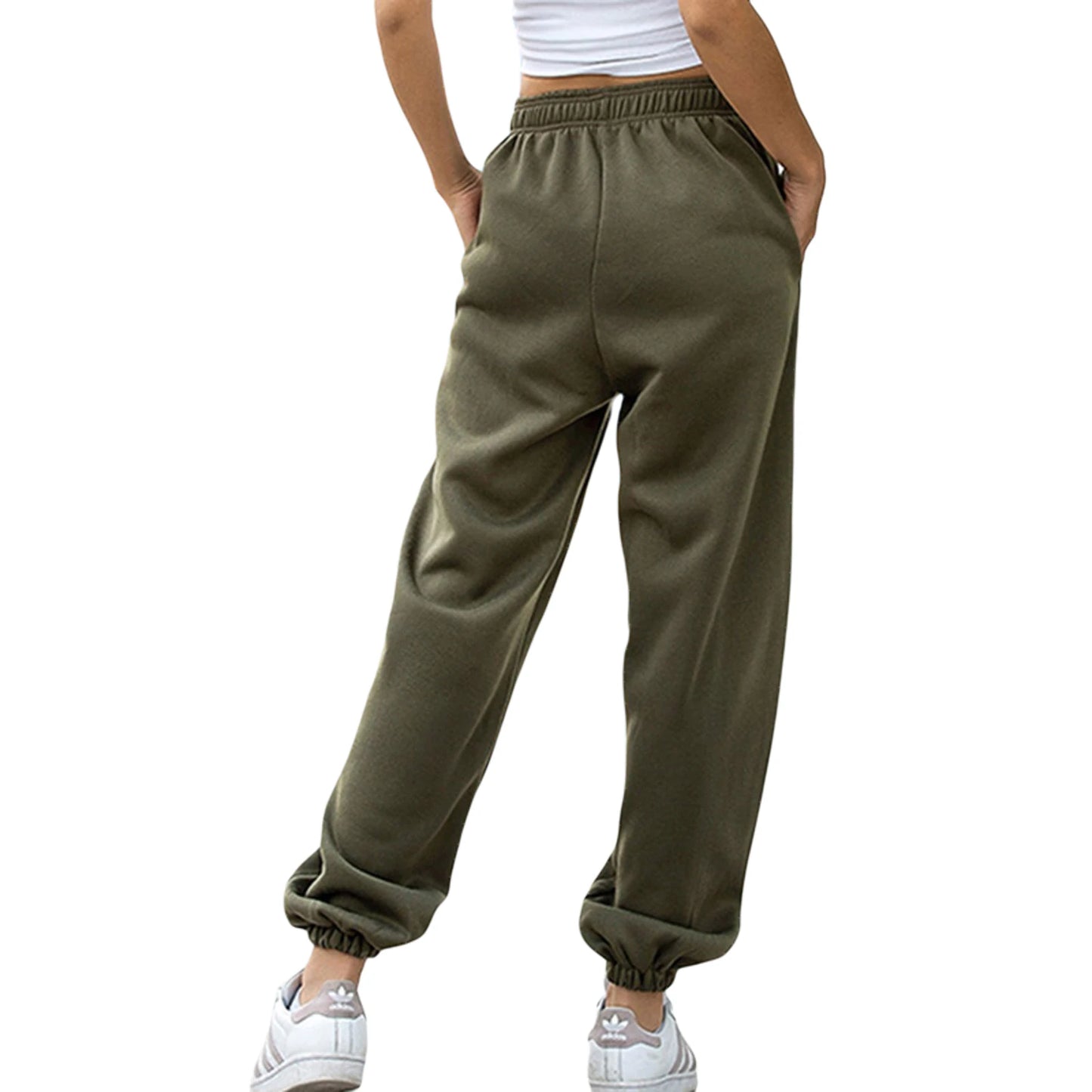 High Waist Thickened Baggy Sweatpants Comfy