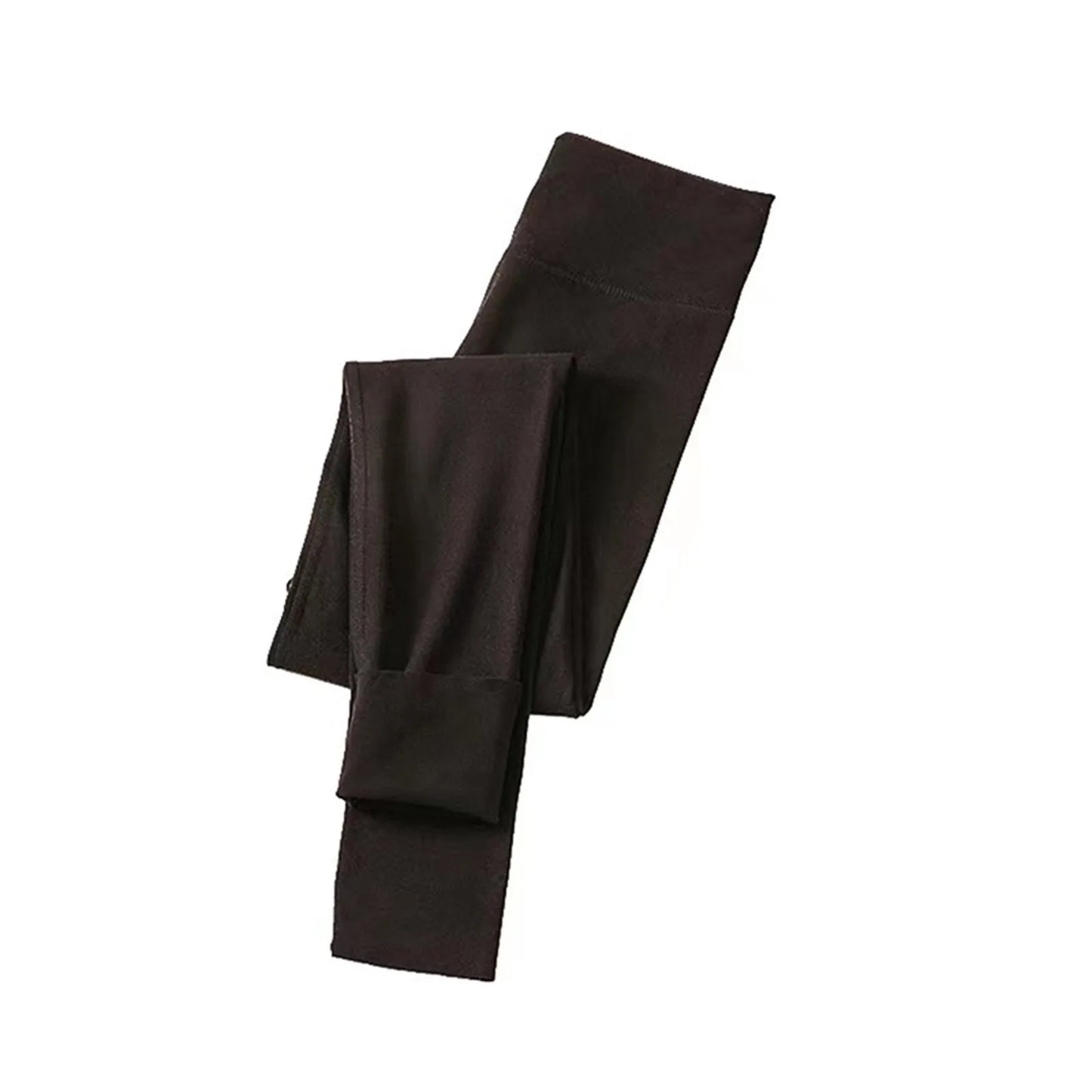 Warm Velvet High Waist Stretchy Fleece Lined Thermal Pants