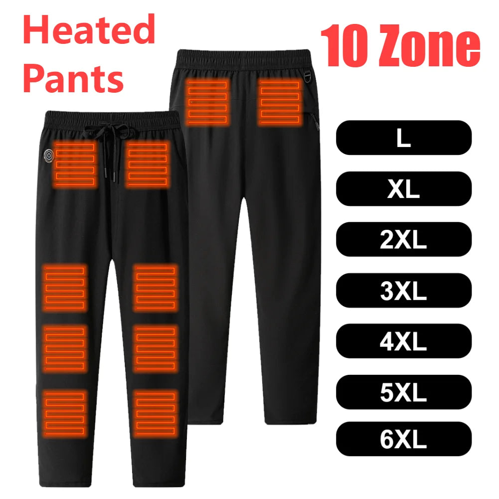 Heated Pants Women Men L-6XL