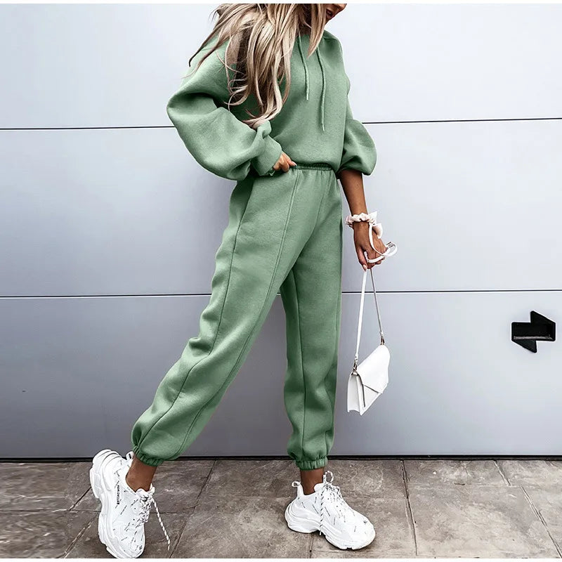 2025 Women Hoodies Sports Tops Pants Tracksuit