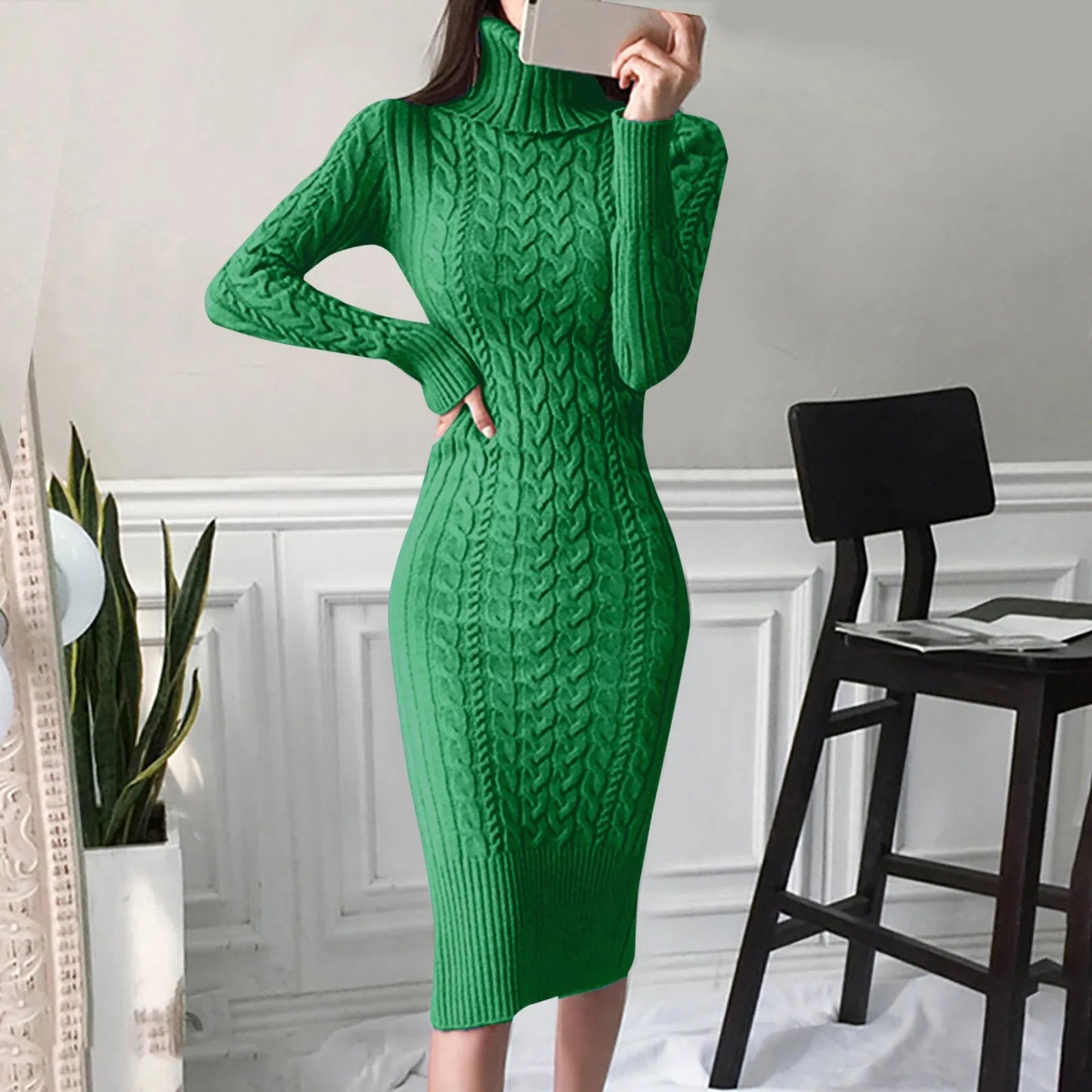 2025 New Women Turtleneck Sweater