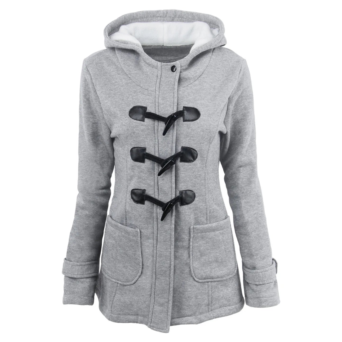 Padded Women Hooded Overcoat