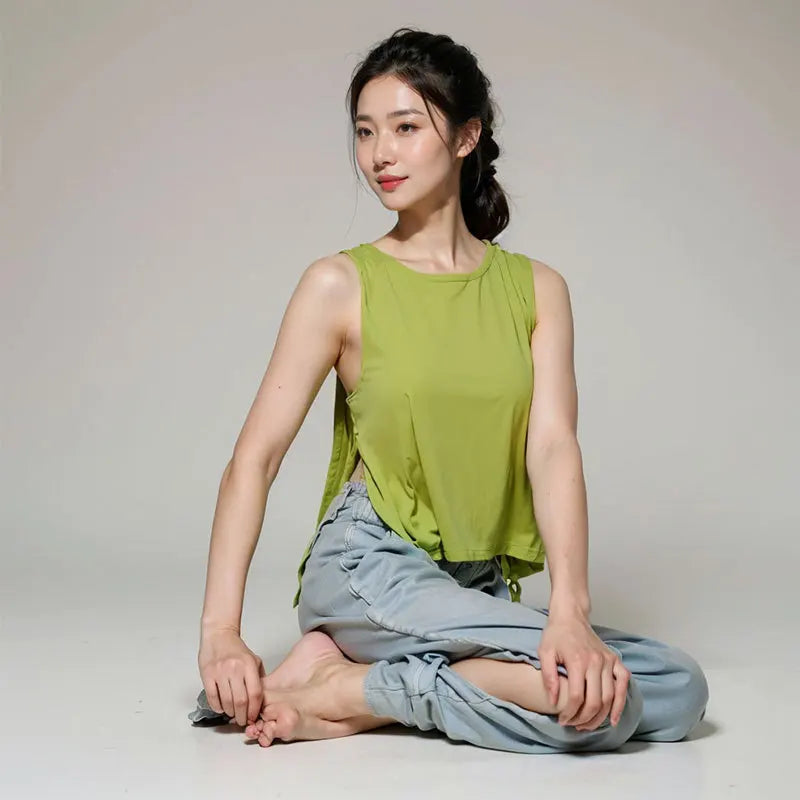 Sleeveless Racerback Yoga Shirts