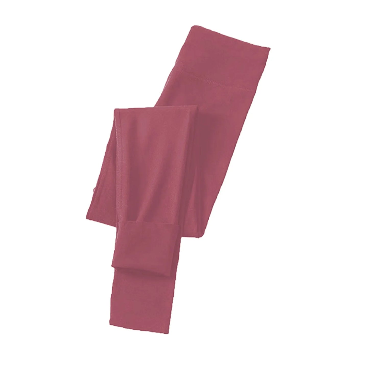 Warm Velvet High Waist Stretchy Fleece Lined Thermal Pants