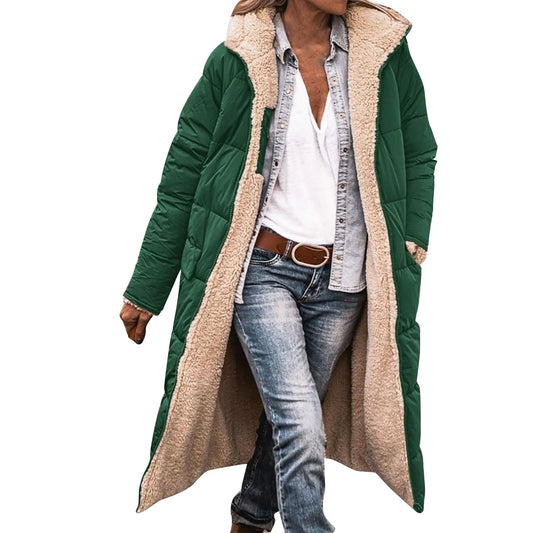 Warm Winter Long Overcoat Double Faced