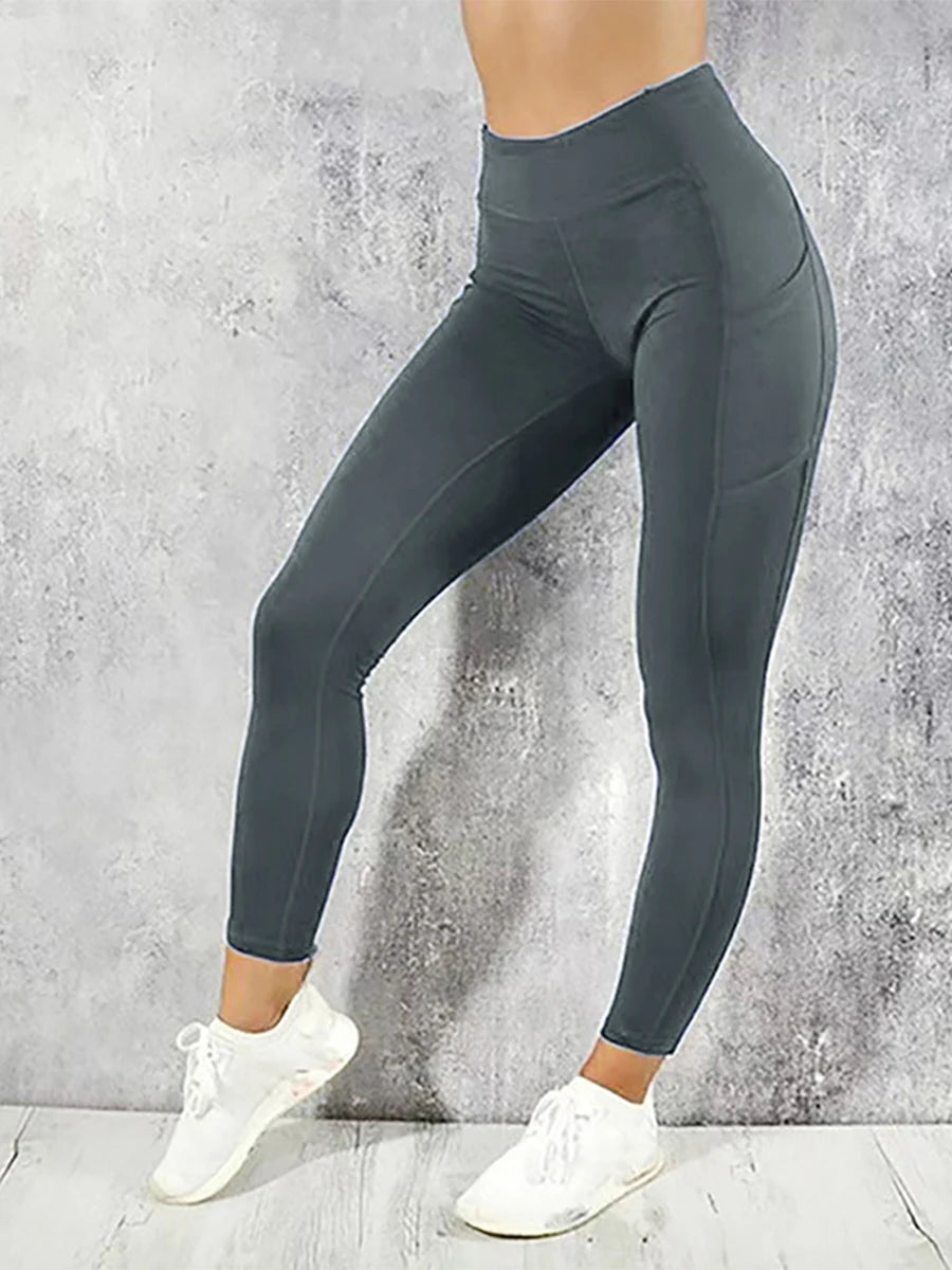 Women s High Waist Yoga Leggings with Pockets