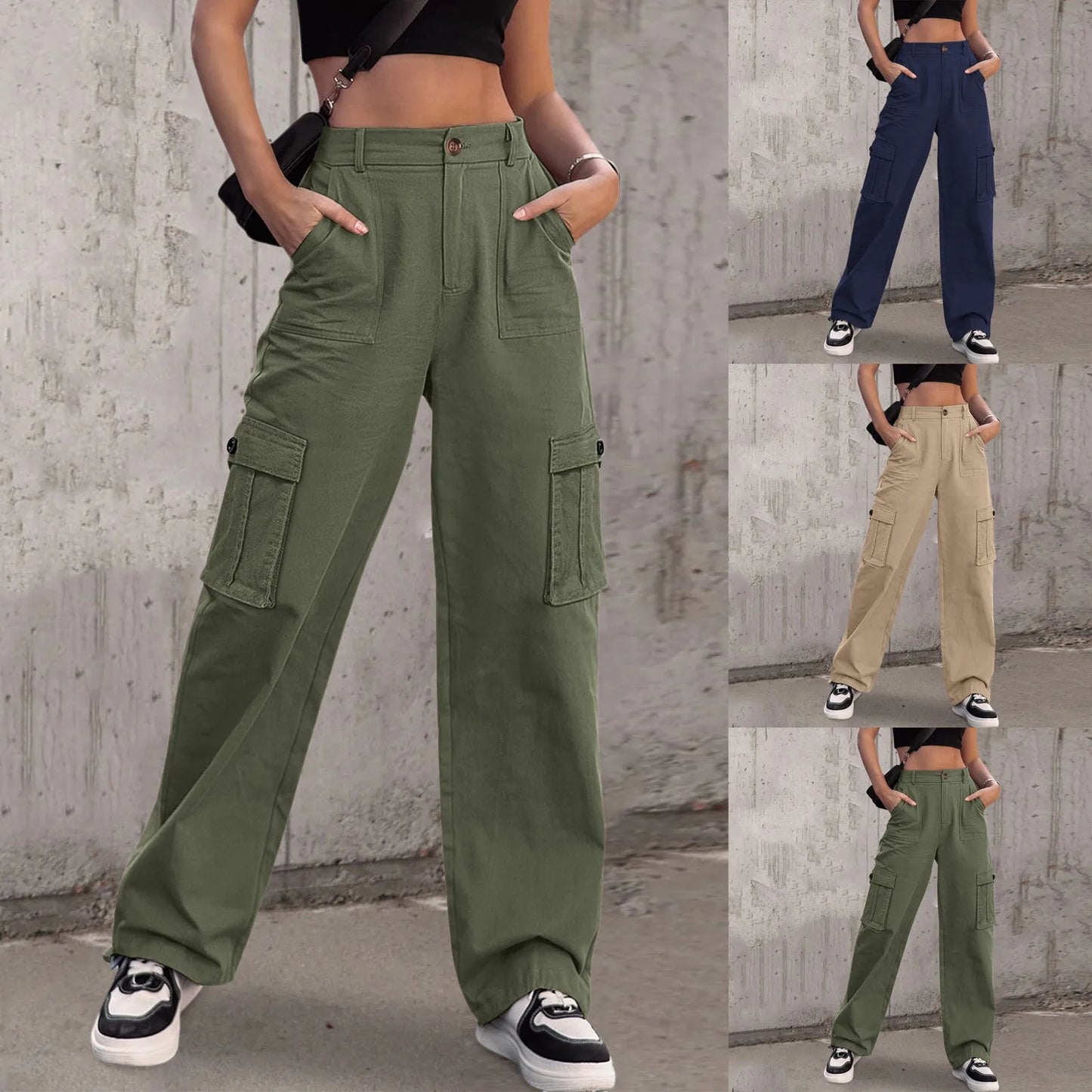 Green Cargo Pants