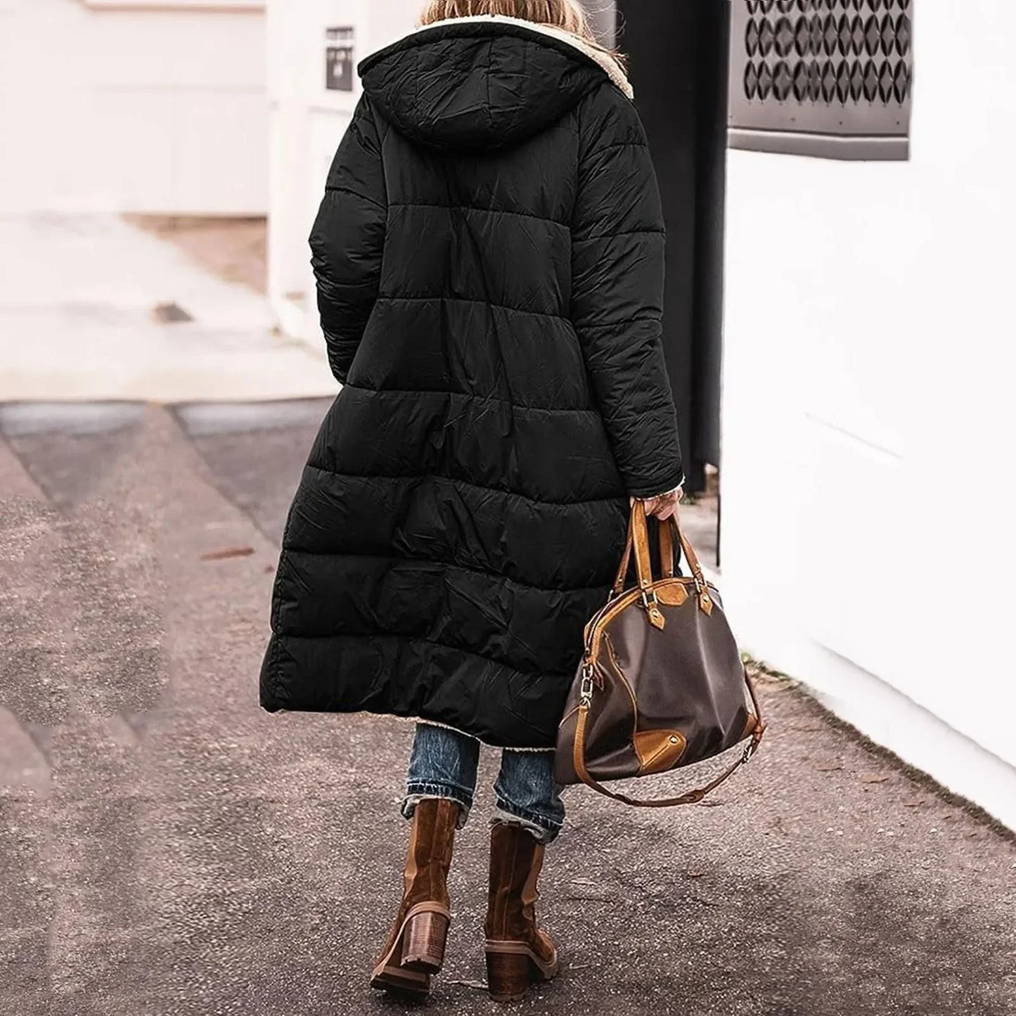 Lengthened Women Winter Padded Jacket