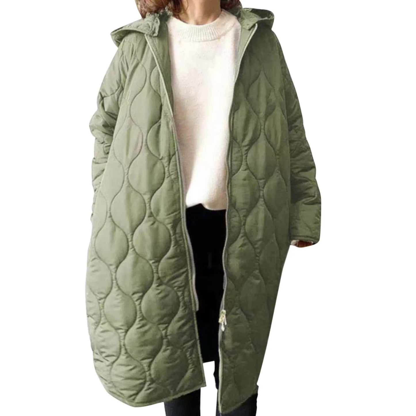 Hooded Quilted Jacket Winter Coats For Women