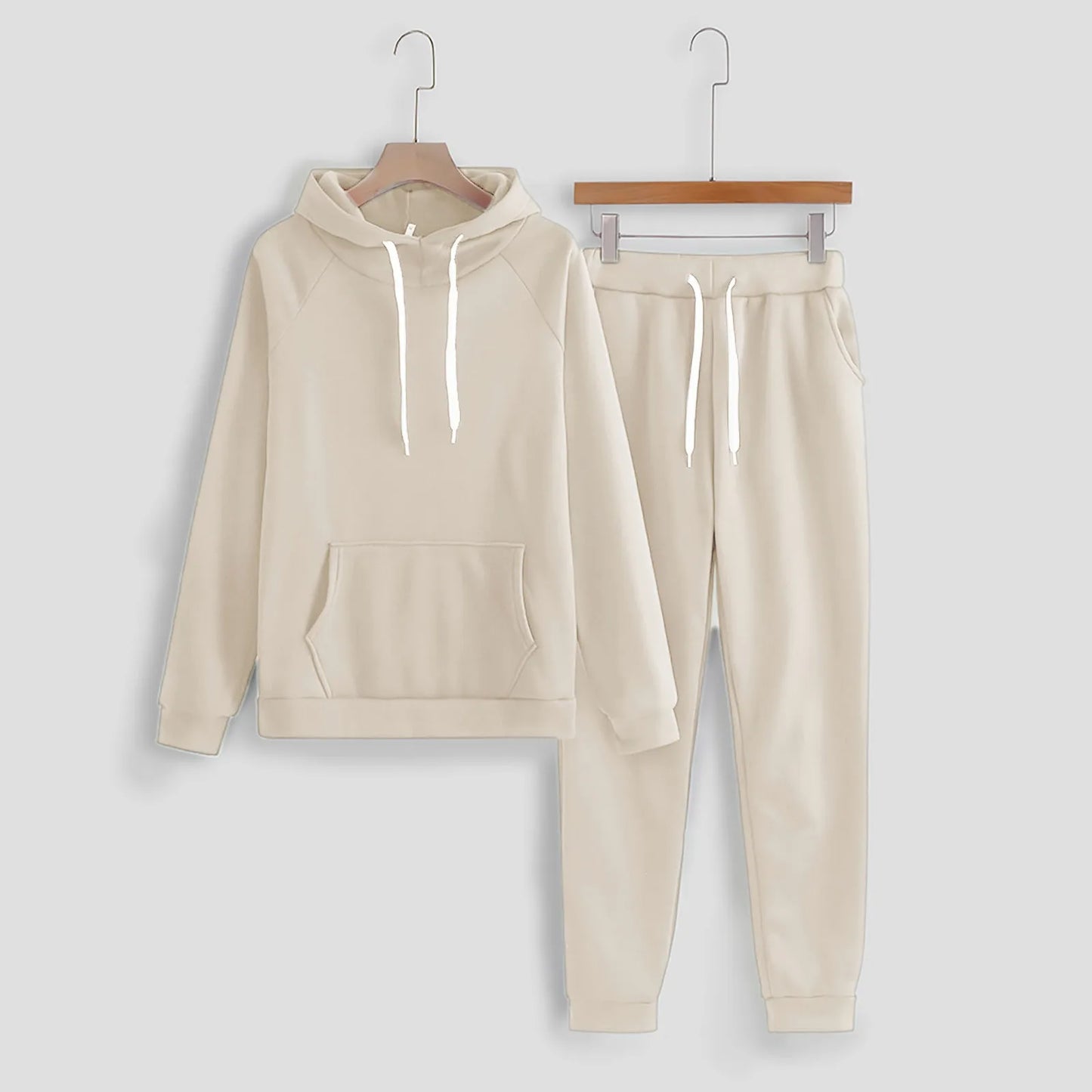 2 Piece Set Fall Long Sleeve Hoodies Pullover+Sweatpants