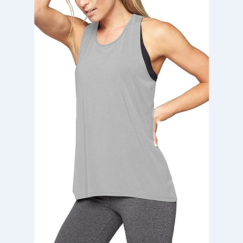 1PC Women's Yoga Shirts Sleeveless,Athletic Fitness Racerback