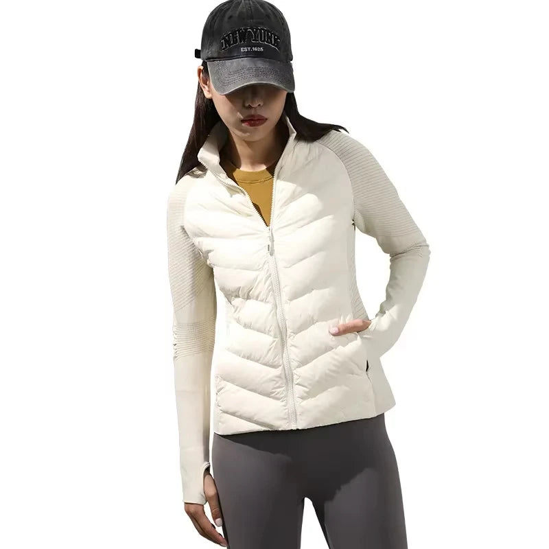 Thin White Goose Down Down Jacket