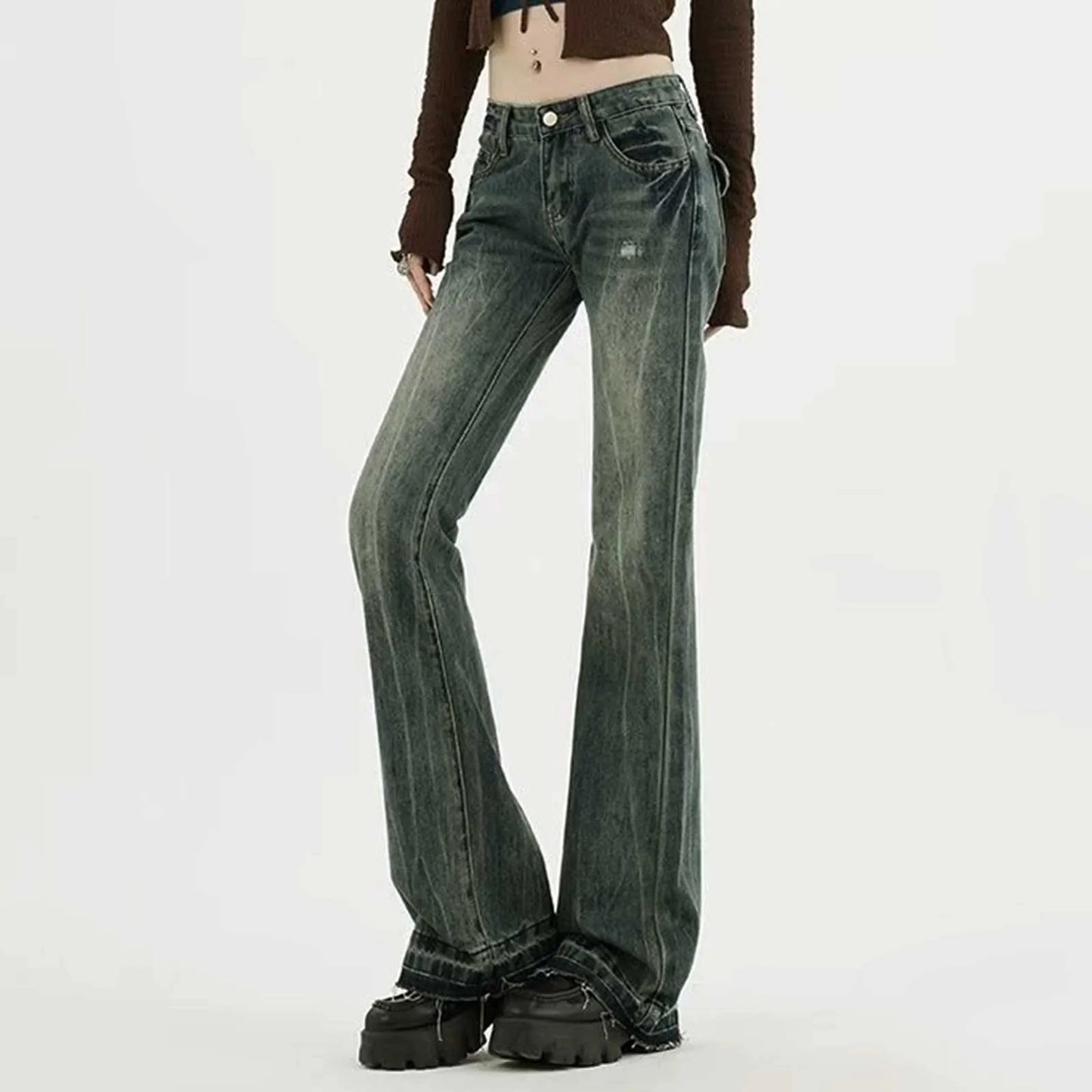 Women's Distressed American High Street