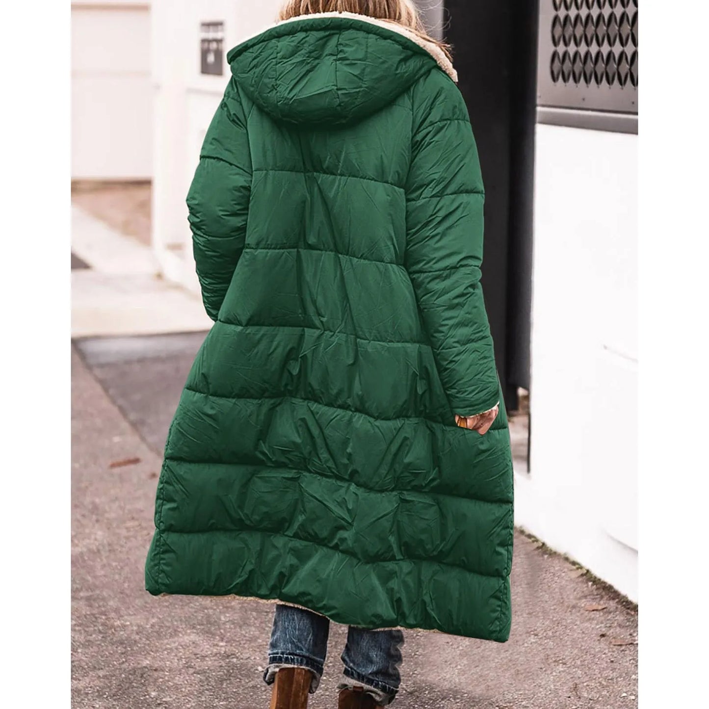 Warm Winter Long Overcoat Double Faced