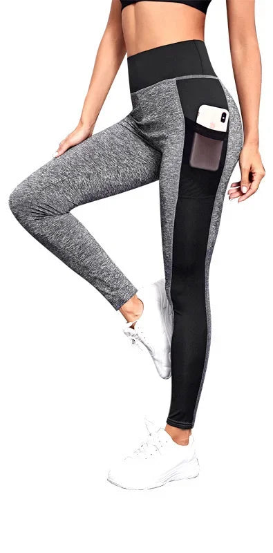 Sportswear Woman Gym Leggings Pocketed Yoga Pants Fitness Running Pants Stretchy Sportswear Plus Size Sports Gym Pant for Women